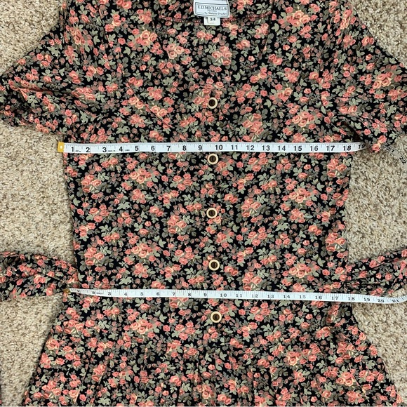 Vintage floral print Cottagecore dress - Picture 10 of 13